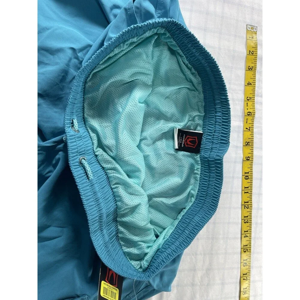 RedSand Men's Blue Cargo Swim Trunk Board Shorts - Size Large (NWT)